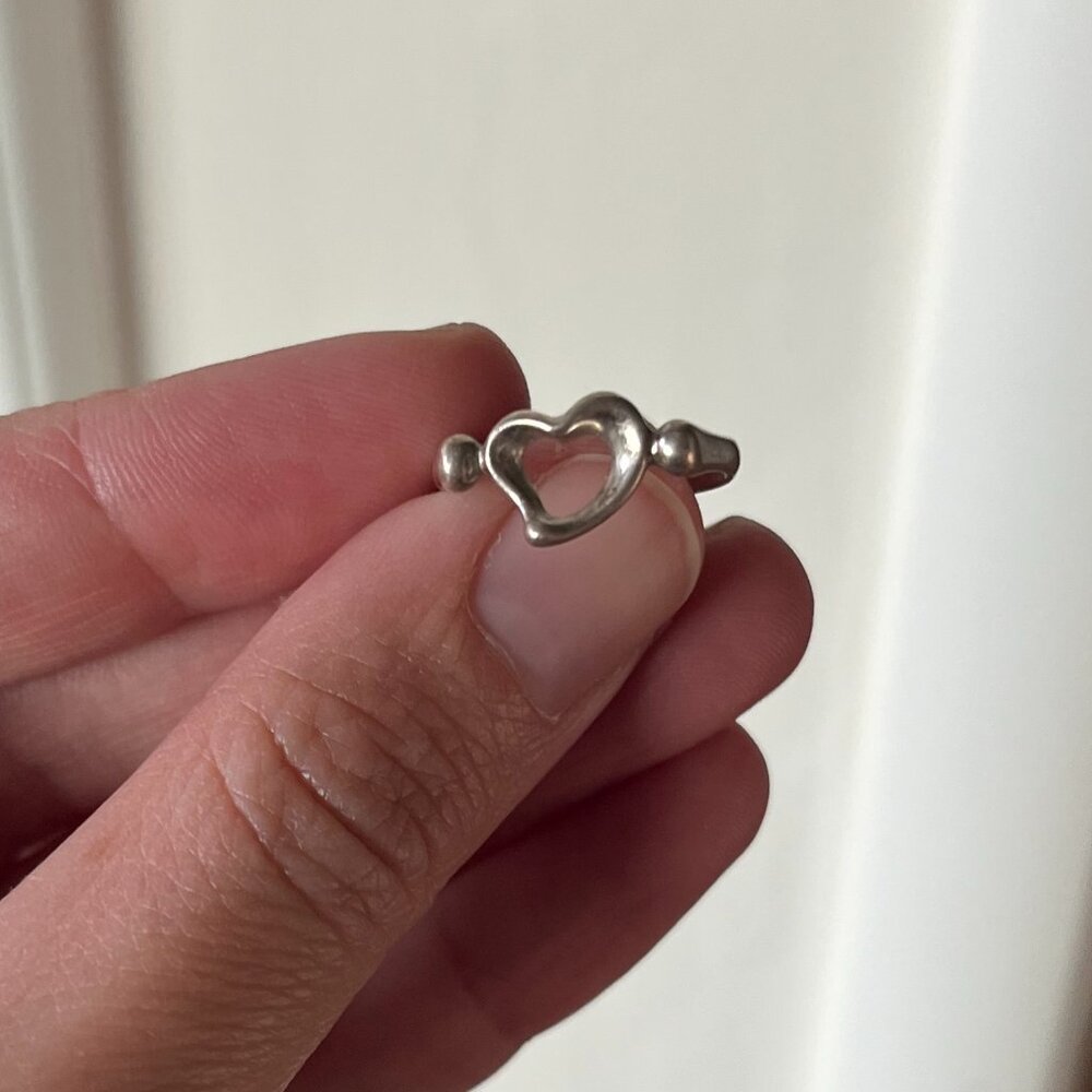 Vintage Tiffany & Co. Silver Heart Ring